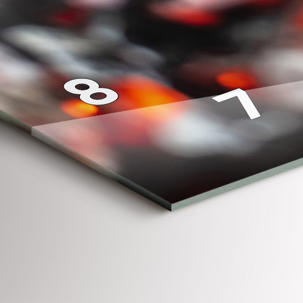 Horizontale Uhr Raster