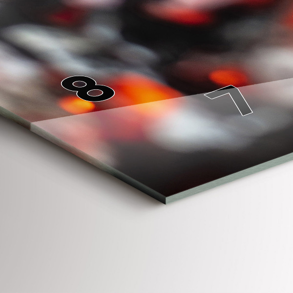 Horizontale Uhr Raster