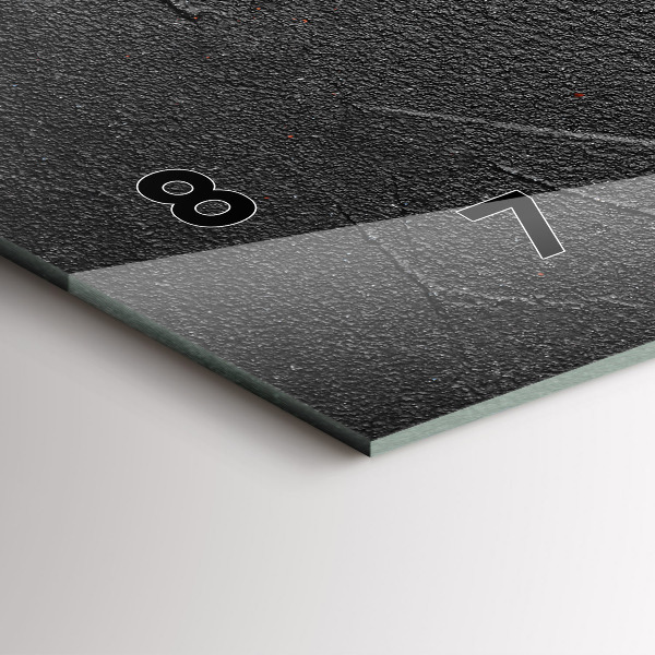 Horizontale Uhr mit motiv Rote Paprika