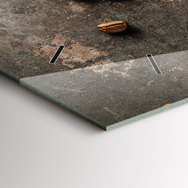 Horizontale Uhr Sack mit Kaffeebohnen