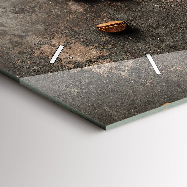 Horizontale Uhr Sack mit Kaffeebohnen