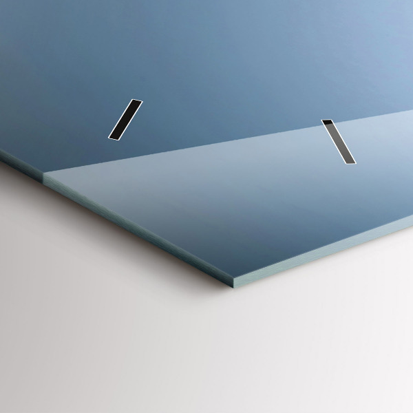 Horizontale Uhr mit motiv Weinglas