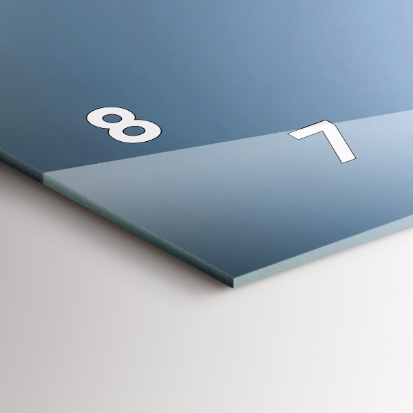 Horizontale Uhr mit motiv Weinglas