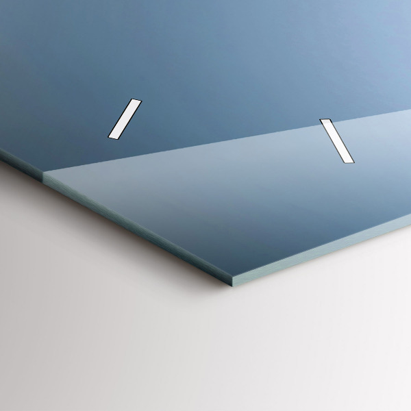 Horizontale Uhr mit motiv Weinglas