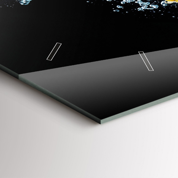 Horizontale Uhr mit motiv Ananas