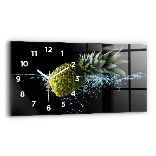 Horizontale Uhr mit motiv Ananas