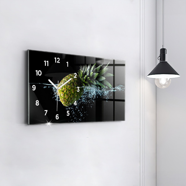 Horizontale Uhr mit motiv Ananas