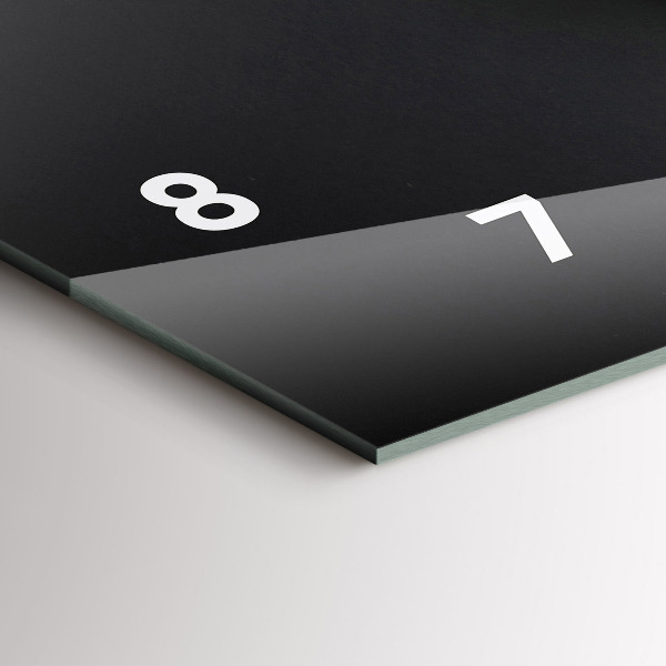 Horizontale Uhr mit motiv Tasse Kaffee