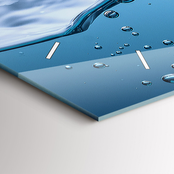 Horizontale Uhr mit motiv Nahaufnahme von Wasser