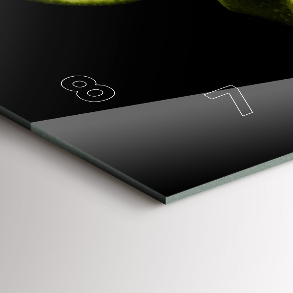 Horizontale Uhr Limetten