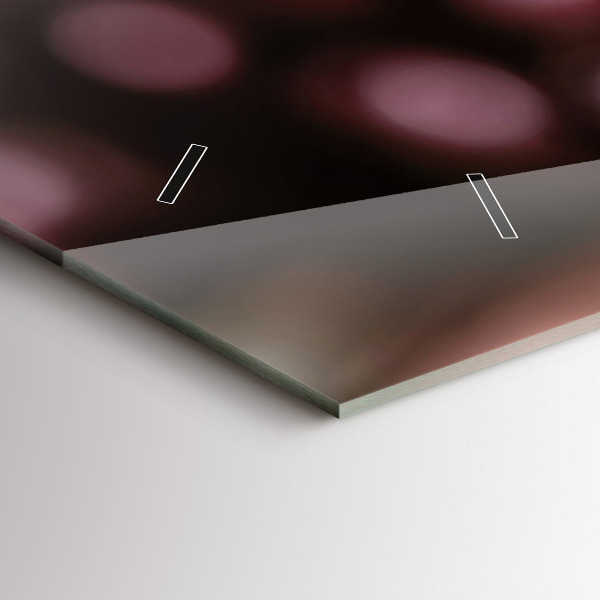 Horizontale Uhr Glas Rotwein