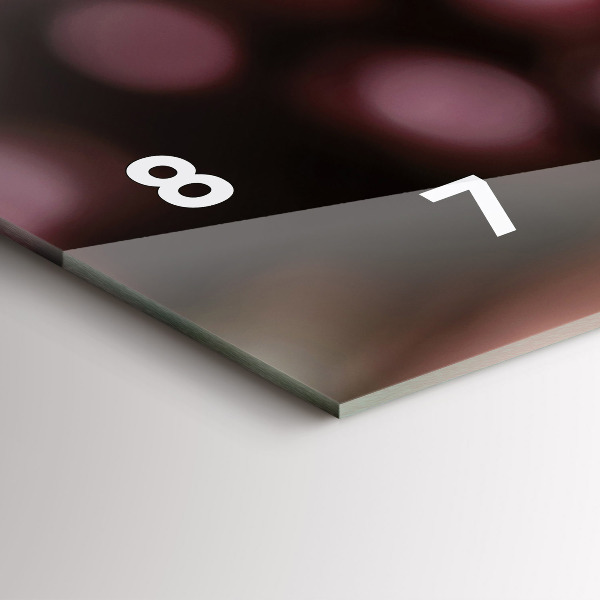 Horizontale Uhr Glas Rotwein