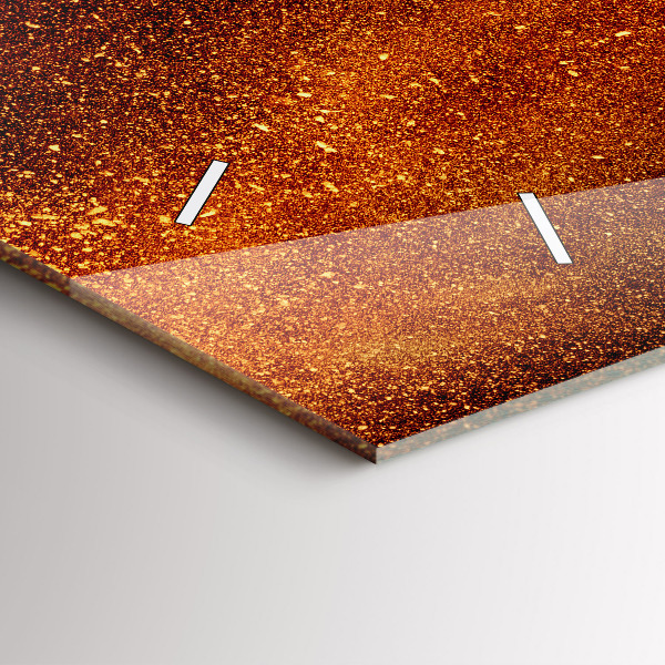 Horizontale Uhr mit motiv Chili-Schoten