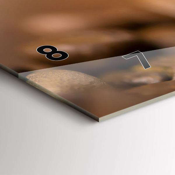 Horizontale Uhr Abstrakte Farben