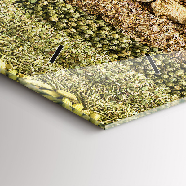 Horizontale Uhr Reihen von Gewürzen