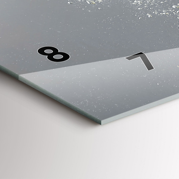 Horizontale Uhr Zitrusfrüchte im Wasser