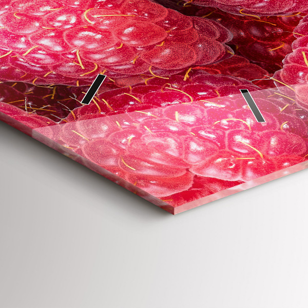 Horizontale Uhr Heidelbeeren und Himbeeren