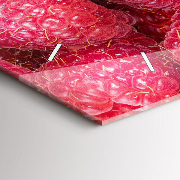 Horizontale Uhr Heidelbeeren und Himbeeren