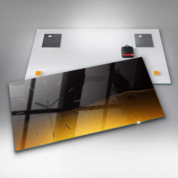 Horizontale Uhr mit motiv Orangensaft