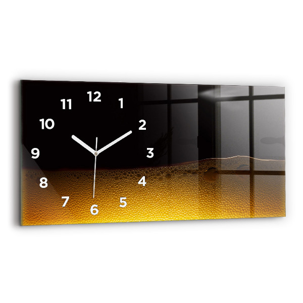 Horizontale Uhr mit motiv Orangensaft