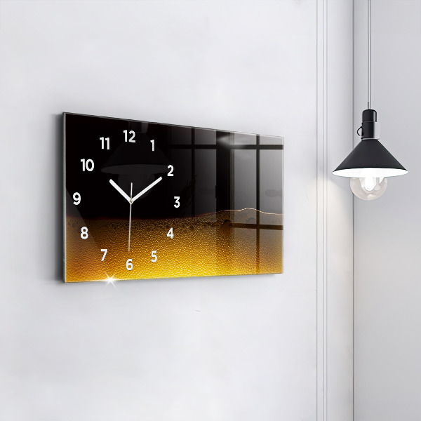Horizontale Uhr mit motiv Orangensaft