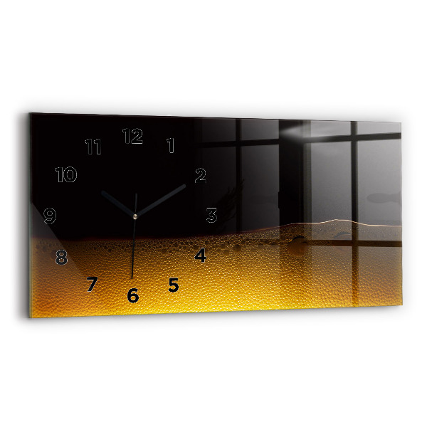 Horizontale Uhr mit motiv Orangensaft