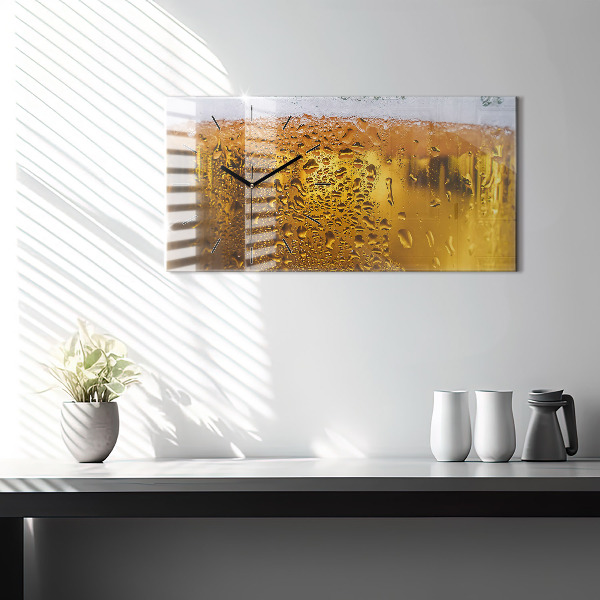 Horizontale Uhr mit motiv Bierkrug