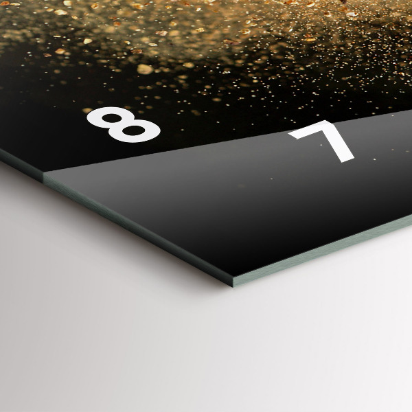 Horizontale Uhr mit motiv Verstreute Gewürze