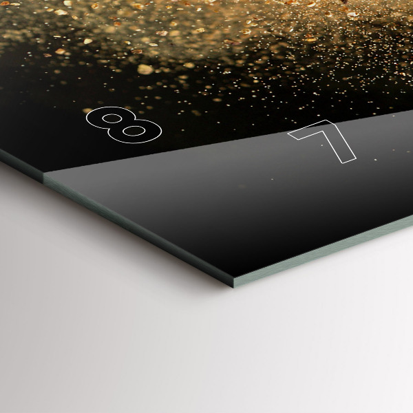 Horizontale Uhr mit motiv Verstreute Gewürze