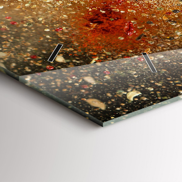 Horizontale Uhr Abstraktion der Gewürze