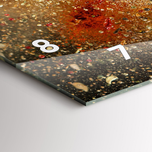 Horizontale Uhr Abstraktion der Gewürze