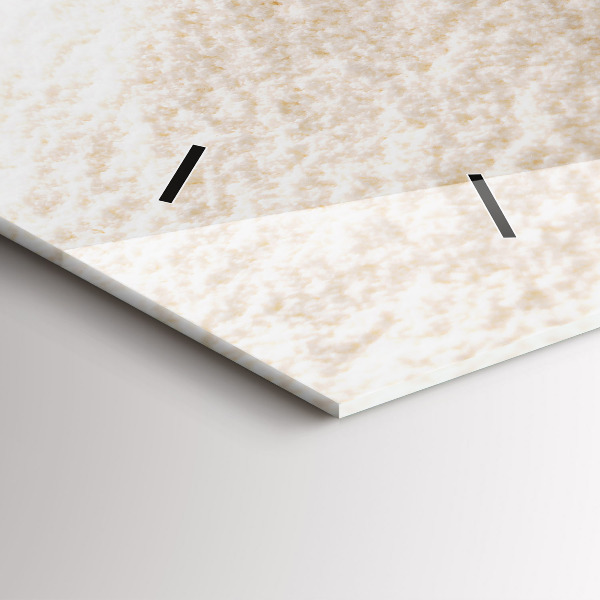 Horizontale Uhr mit motiv Mehl