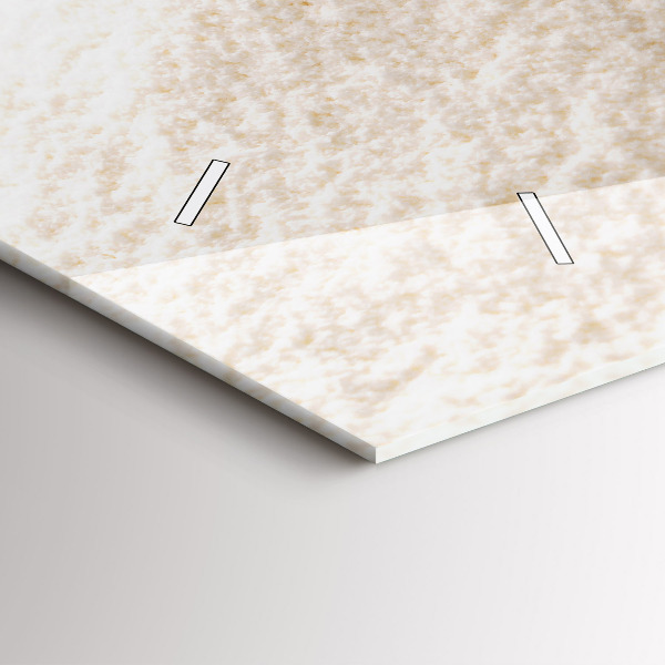 Horizontale Uhr mit motiv Mehl