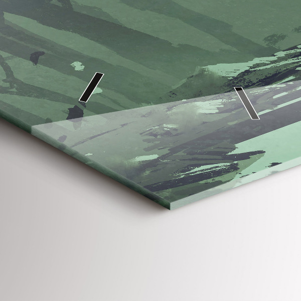 Horizontale Uhr Samurai im Wald