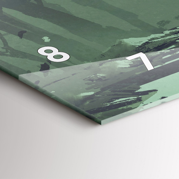 Horizontale Uhr Samurai im Wald