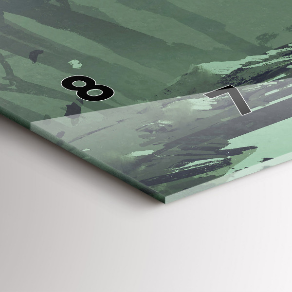 Horizontale Uhr Samurai im Wald