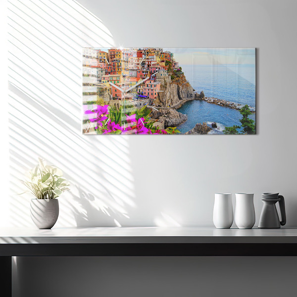 Horizontale Uhr Cinque Terre Küste