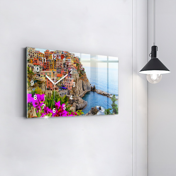 Horizontale Uhr Cinque Terre Küste