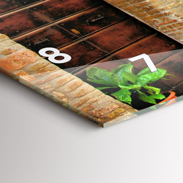 Horizontale Uhr Malerische Straße