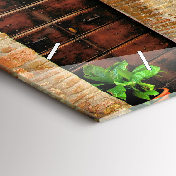 Horizontale Uhr Malerische Straße