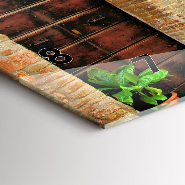 Horizontale Uhr Malerische Straße