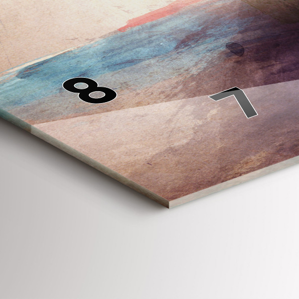 Horizontale Uhr Abstraktes Porträt einer Frau