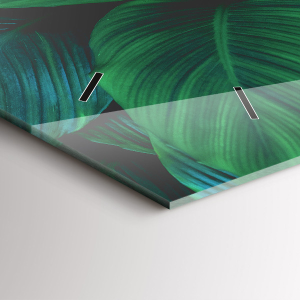 Horizontale Uhr mit motiv Blätter der Natur