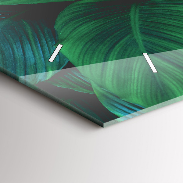 Horizontale Uhr mit motiv Blätter der Natur