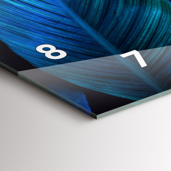 Horizontale Uhr Tropische Natur