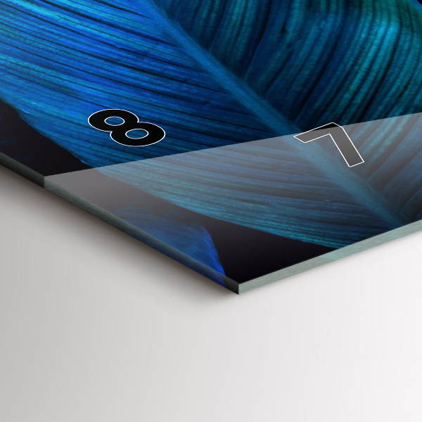 Horizontale Uhr Tropische Natur