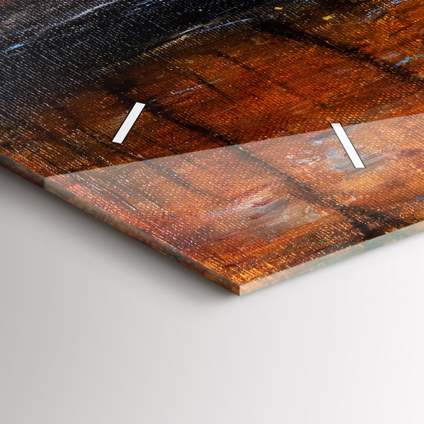 Horizontale Uhr Schöne Kunst