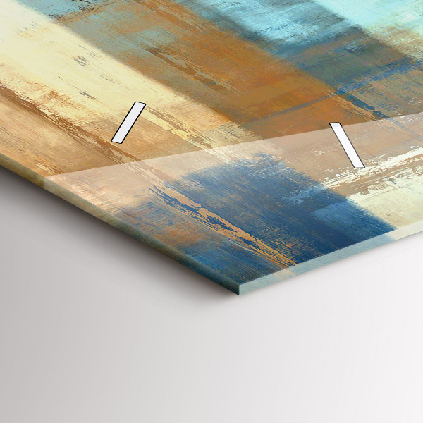 Horizontale Uhr Bunter Hintergrund - abstrakt