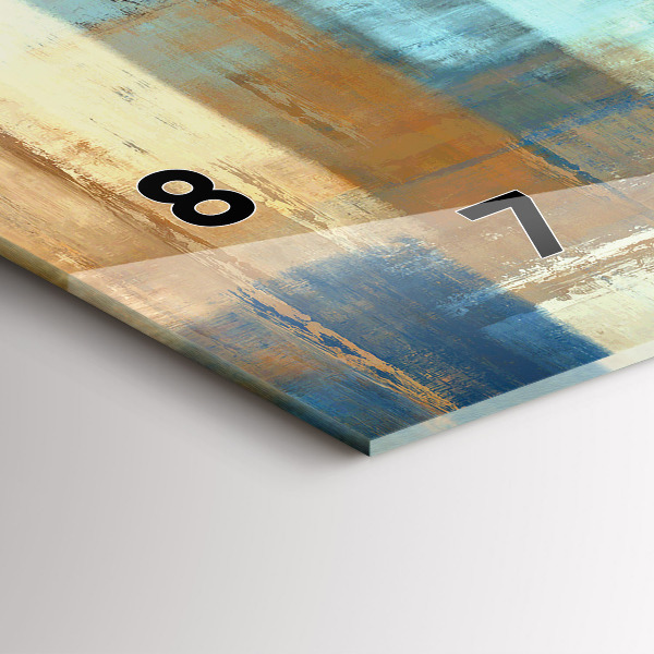 Horizontale Uhr Bunter Hintergrund - abstrakt