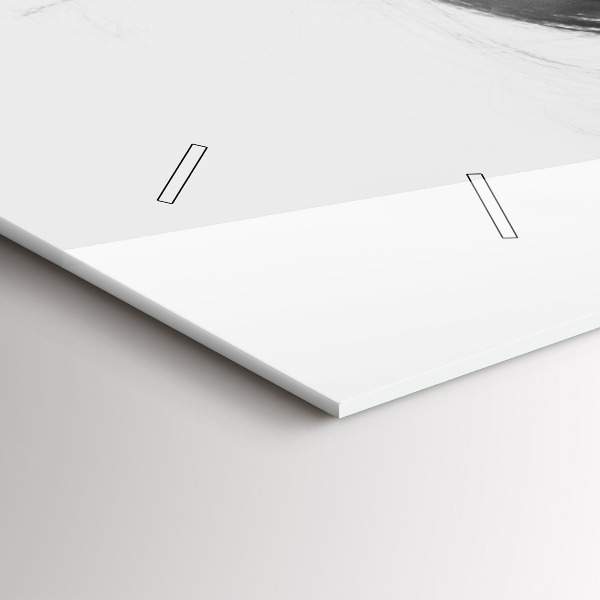 Horizontale Uhr mit motiv Menschliche Empfindsamkeit des Denkens